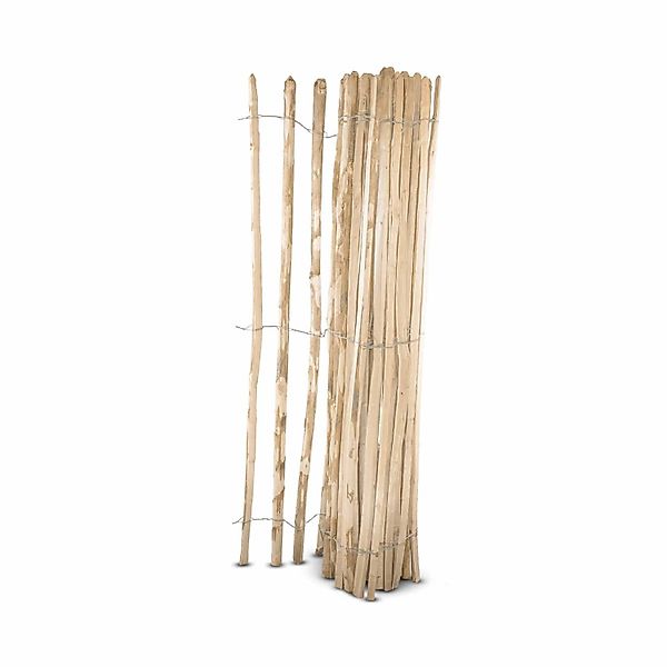 Stiltreu Englischer Staketenzaun Kastanie 500 cm x 180 cm Lattenabstand 8-1 günstig online kaufen