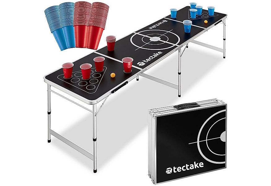 tectake Spieltisch Aluminium Bierpongtisch, klappbar günstig online kaufen