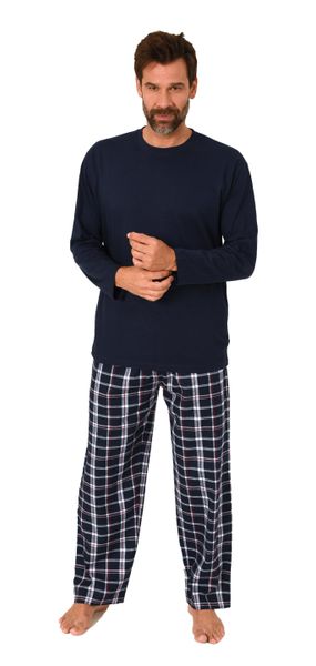 Normann Pyjama Herren Schlafanzug lang, Pyjama günstig online kaufen