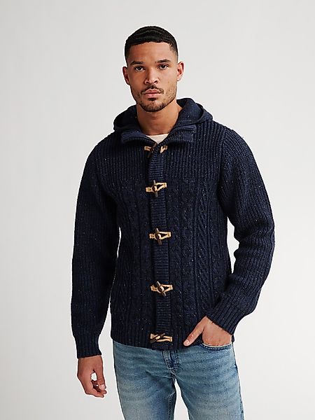 Petrol Industries Strickpullover Strickjacke mit Zopfmuster günstig online kaufen