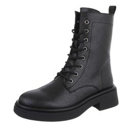 Ital-Design Damen Stiefel mit Schnürung und günstig online kaufen
