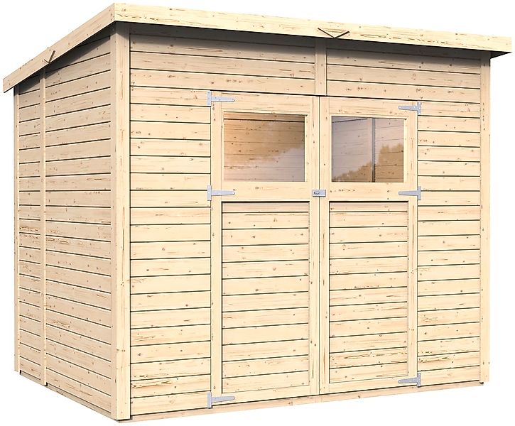 KONIFERA Gartenhaus "Amrum 3 aus naturbelassenem Fichtenholz", inklusive Fu günstig online kaufen