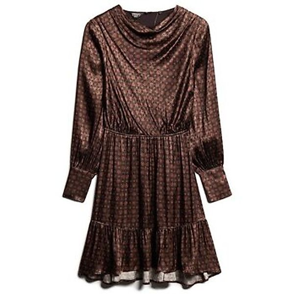 Superdry  Kleider Robe courte à col bénitier en jacquard femme günstig online kaufen