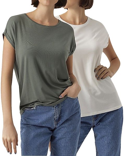 Vero Moda T-Shirt Stilvolles Basic Shirt günstig online kaufen