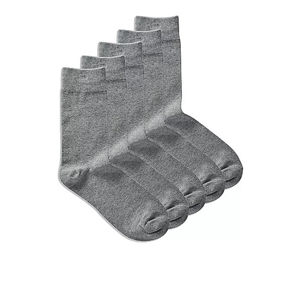 Jack & Jones Jacjens Socken 5 Paare One Size Light Grey Melange / Detail Lg günstig online kaufen