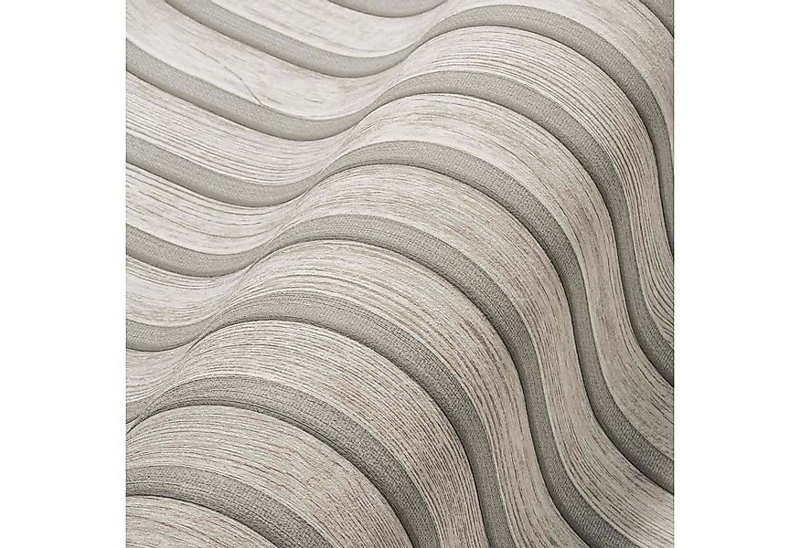 A.S. Création Vliestapete Skandinavisch Holzoptik Hellgrau Grau 39109-5 günstig online kaufen