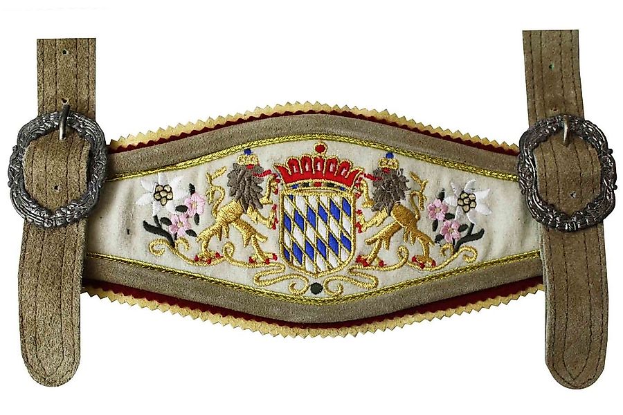 German Wear Hosenträger GWBayern-2 Lederhosen Hosenträger Bayerisches Wappe günstig online kaufen