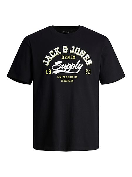 Jack & Jones Herren Rundhals T-Shirt JJELOGO - Regular Fit günstig online kaufen