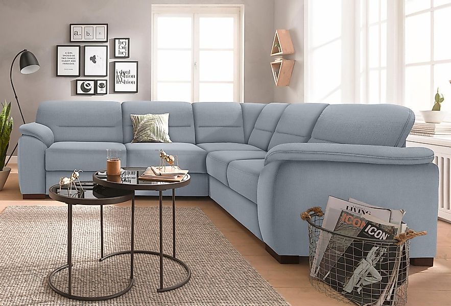 sit&more Ecksofa "Montego L-Form", wahlweise mit Bettfunktion und Schubkast günstig online kaufen