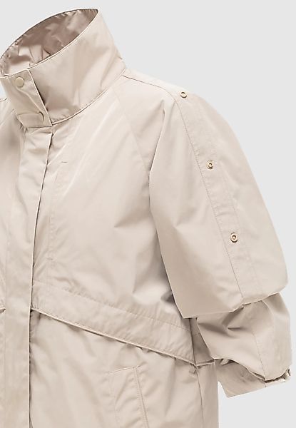 Navahoo Langmantel "Zenblüte 14" Modischer oversized Damen Parka mit krempe günstig online kaufen