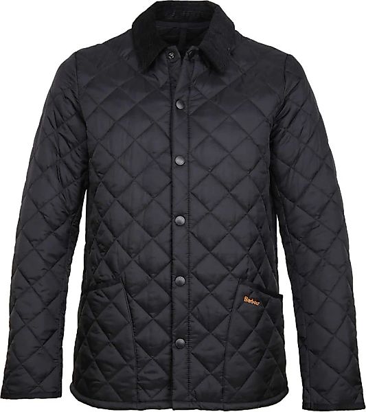 Barbour Heritage Liddesdale Quilted Jacke Schwarz - Größe L günstig online kaufen