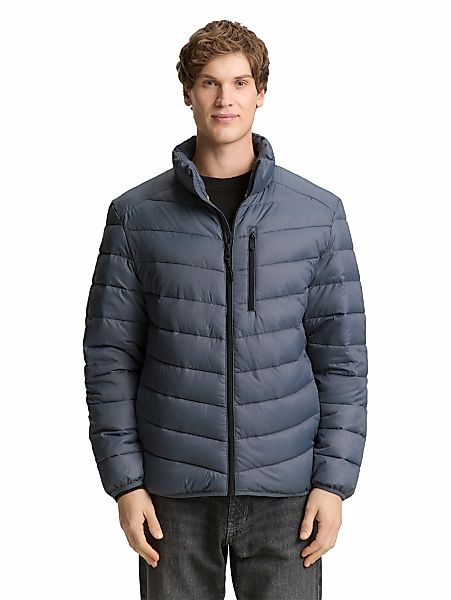 TOM TAILOR Denim Steppjacke ohne Kapuze mit Stehkragen günstig online kaufen