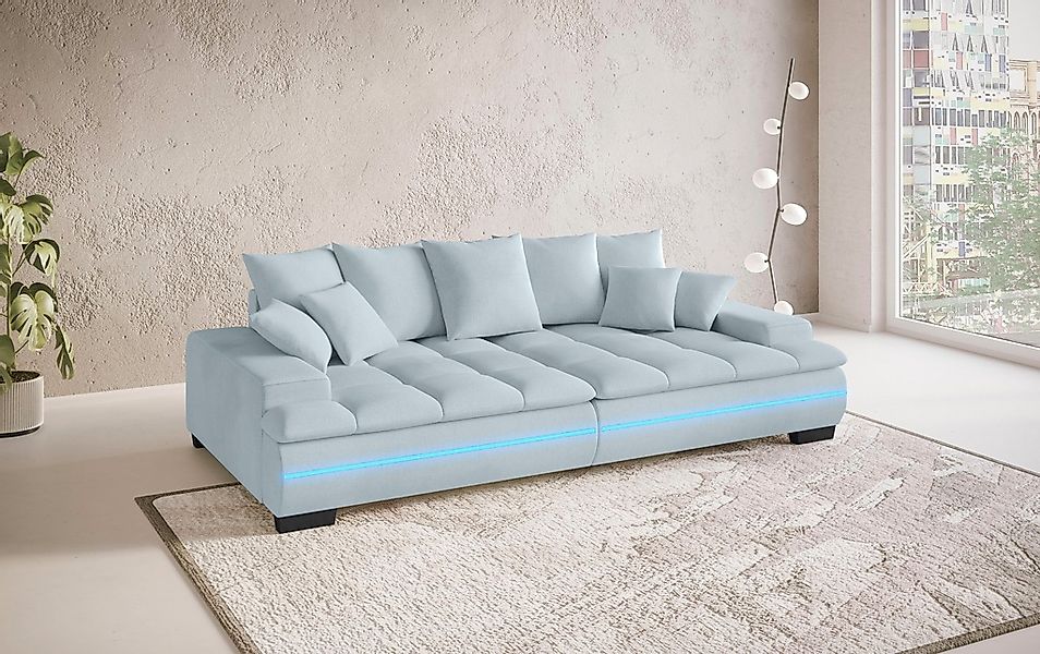 Mr. Couch Big-Sofa "Haiti II RGB-LED", RGB-LED Beleuchtung, mit Handwerklic günstig online kaufen