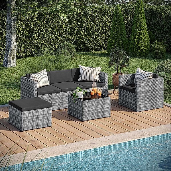 STEELSØN Sitzgruppe Zethora, (4er-Sitzgruppe, (3er Sofa, günstig online kaufen
