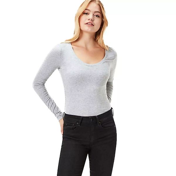 G-star Base Langarm-t-shirt 2XS Grey Heather günstig online kaufen