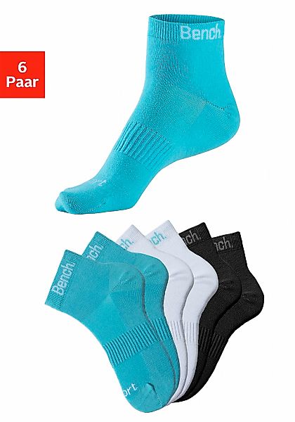 Bench. Sportsocken Packung, 6 Paar tlg. mit antibakterieller Feuchtigkeitsr günstig online kaufen