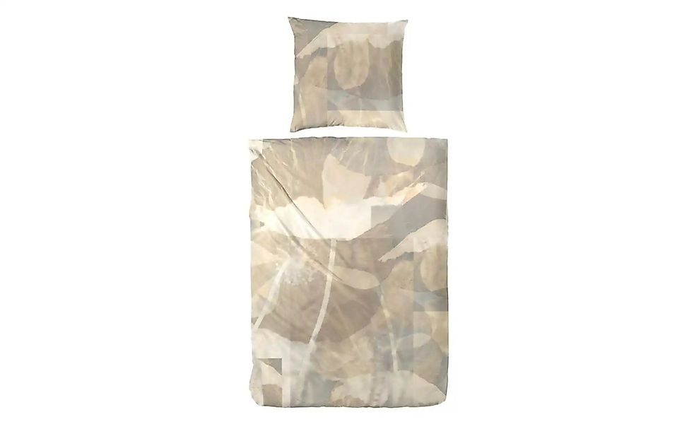Mako-Satin Bettwäsche-Set   ¦ braun ¦ Maße (cm): B: 155 H: 1 Bettwaren > Be günstig online kaufen