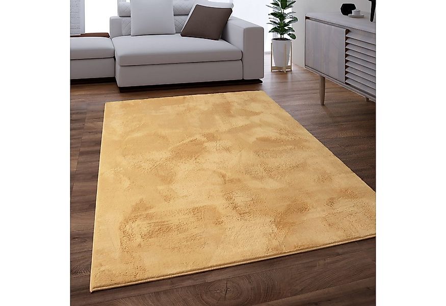 KADIMA DESIGN Teppich waschbar Einfarbig Wohnzimmer schmutzabweisend Teppic günstig online kaufen