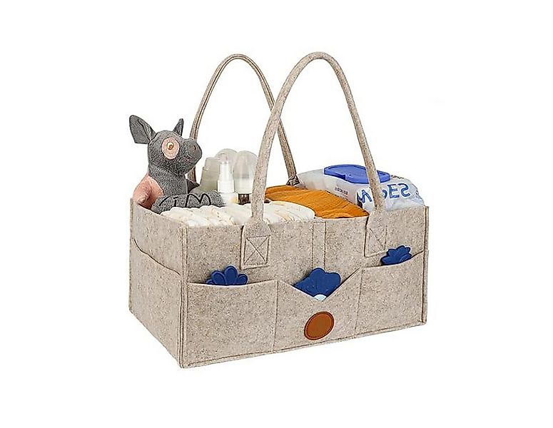 Coonoor Allzweckkorb Baby Windeltasche, mit abnehmbaren Fächern, Aufbewahru günstig online kaufen