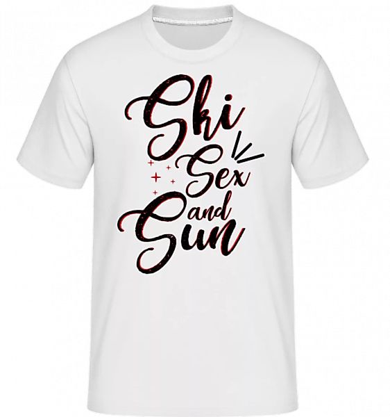 Ski Sex And Sun · Shirtinator Männer T-Shirt günstig online kaufen