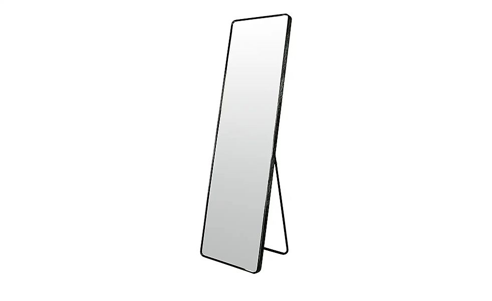Standspiegel  50 x 170 cm Liya  ¦ schwarz ¦ Glas,Aluminium,Metall ¦ Maße (c günstig online kaufen