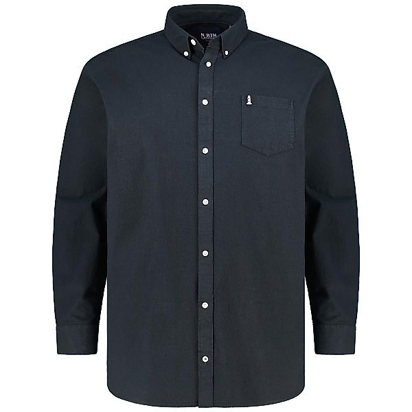 North Freizeithemd mit Stretch Farbe schwarz Größe: 7XL günstig online kaufen
