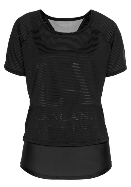 LASCANA ACTIVE Funktionsshirt 2 in 1 T-Shirt im Layer-Design günstig online kaufen
