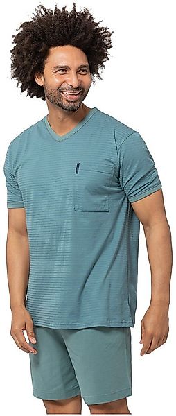 Ammann Schlafanzug Herren Pyjama kurz (2 tlg) Baumwolle günstig online kaufen