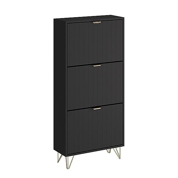 Vicco Schuhschrank Helge, Schwarz, 60 x günstig online kaufen