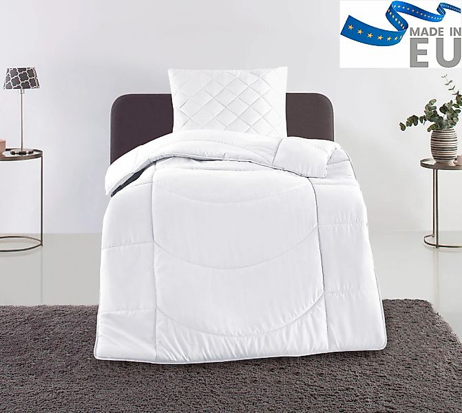 OTTO home Steppbett + Kopfkissen "Microlux, Bettdecke 135x200 cm, 155x220 c günstig online kaufen