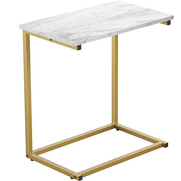 Totnz Beistelltisch C-förmiger,Holz Kaffeetisch für Couch,Wohnzimmer,30x50x günstig online kaufen
