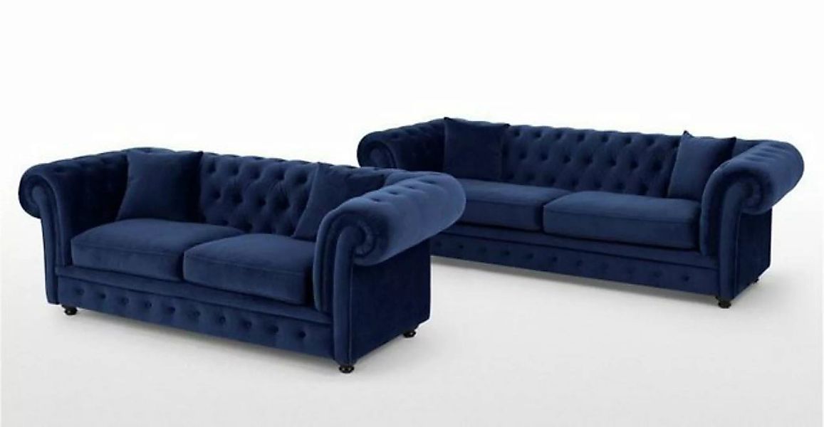 JVmoebel Chesterfield-Sofa, Designer Luxus Edle Chesterfield Couch Sofa Sof günstig online kaufen