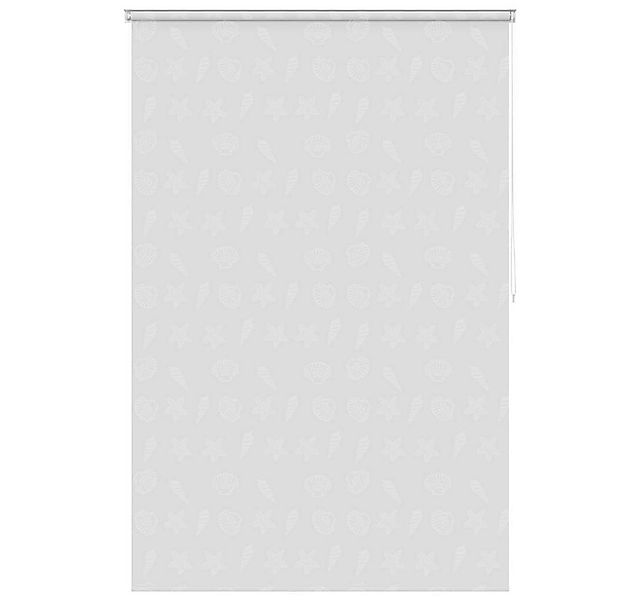 vidaXL Duschvorhang Duschrollo 140x240 cm Seesternmuster Breite 140 cm günstig online kaufen