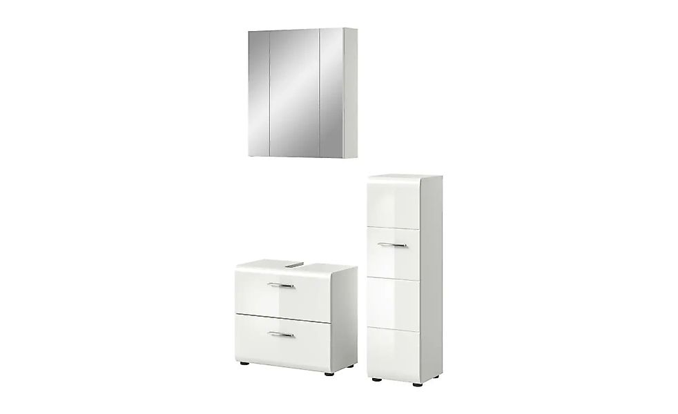 Badkombination  Igelsbachsee ¦ weiß ¦ Maße (cm): B: 105 H: 185 Schränke > B günstig online kaufen