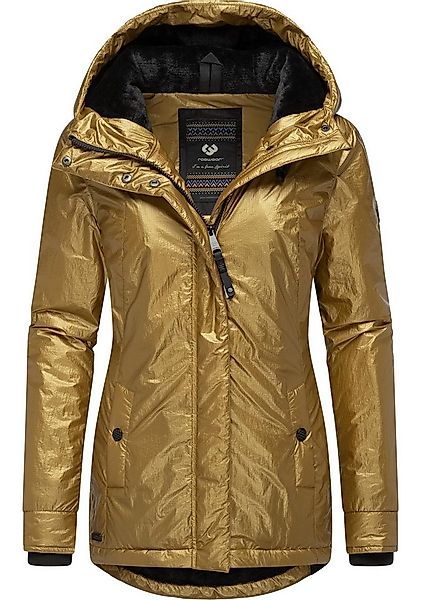 Ragwear Winterjacke Monadde Bling Glänzende warme Jacke mit Kapuze günstig online kaufen
