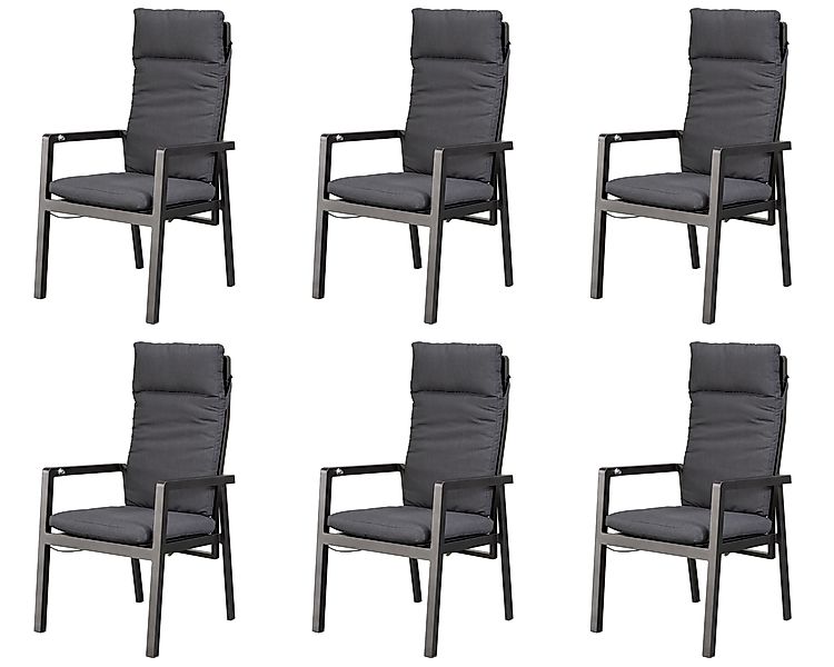 Gardissimo Gartenstuhl 6 er Set Ontario günstig online kaufen