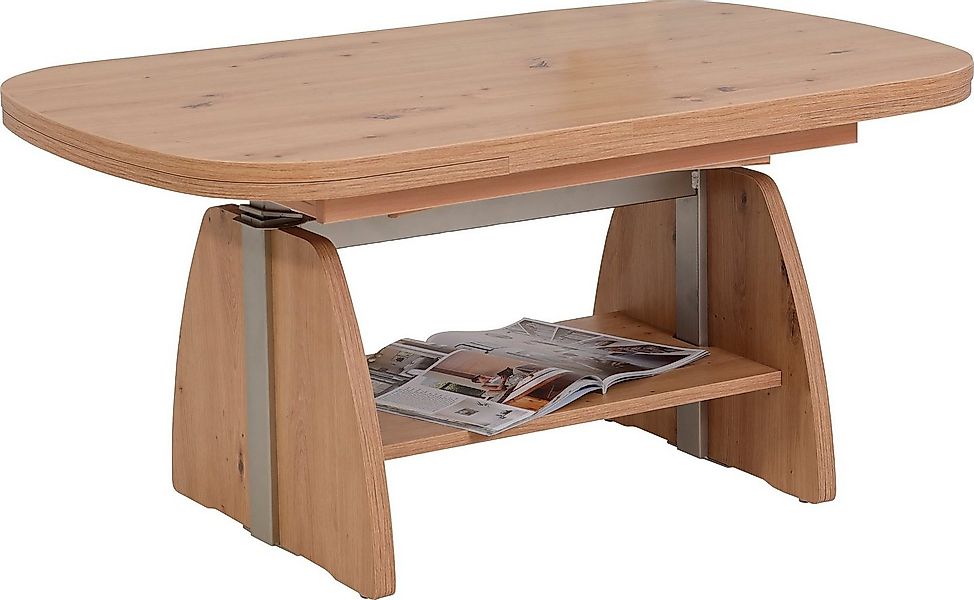 HELA Couchtisch Fabian, mit Funktion, ausziehbar und höhenverstellbar günstig online kaufen