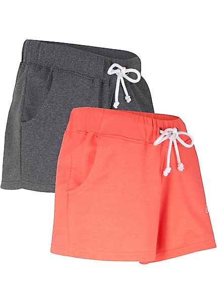 Sweat-Shorts (2er Pack), kurz günstig online kaufen