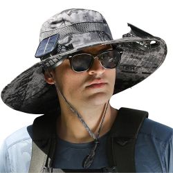 Coonoor Sonnenhut Sonnenhut Mit Ventilator,Outdoor Fischerhut günstig online kaufen