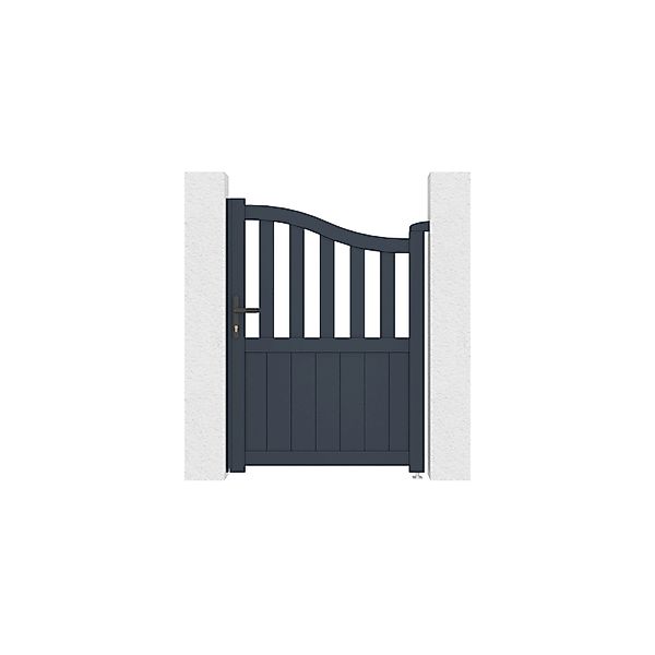 Casanoov Tor 1 M Meije H 1 4 M Grau & 2 Eifel Pfosten H 166 Cm Grau günstig online kaufen