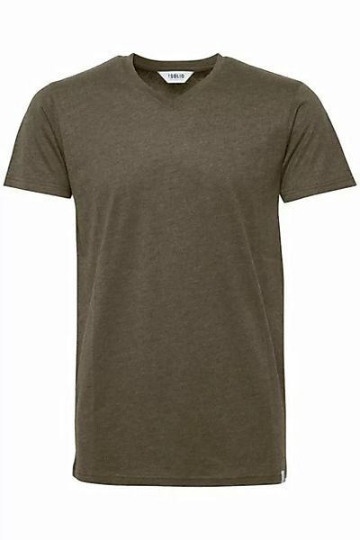 !Solid V-Shirt SDBedo Kurzarmshirt mit Melange Effekt günstig online kaufen