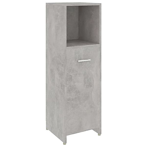 vidaXL Mehrzweckschrank Badezimmerschrank Betongrau 30x30x95 cm Spanplatte günstig online kaufen