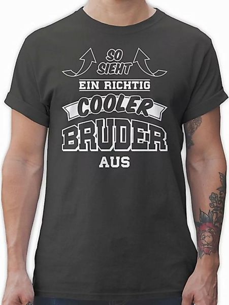 Shirtracer T-Shirt So sieht ein richtig cooler Bruder aus Pfeile Bruder günstig online kaufen