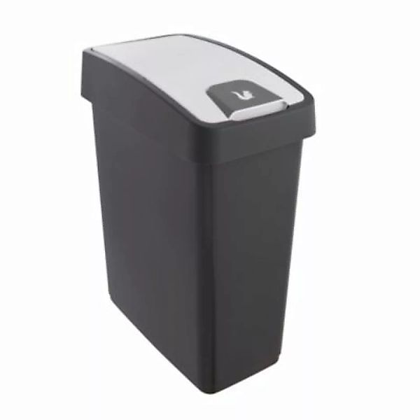 keeeper Mülleimer Magne Flipp-Deckel 25 Liter grau günstig online kaufen