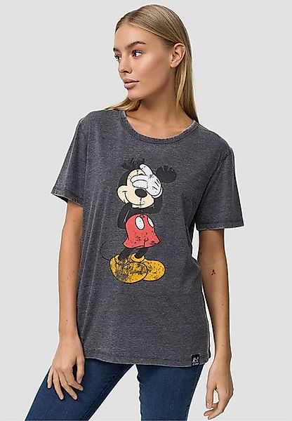 Recovered T-Shirt Mickey Mouse Shy (1-tlg) mit angesagtem Mickey Mouse-Prin günstig online kaufen