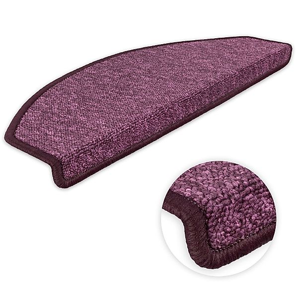 Metzker® Stufenmatte Stufenmatten Imago Halbrund Aubergine günstig online kaufen