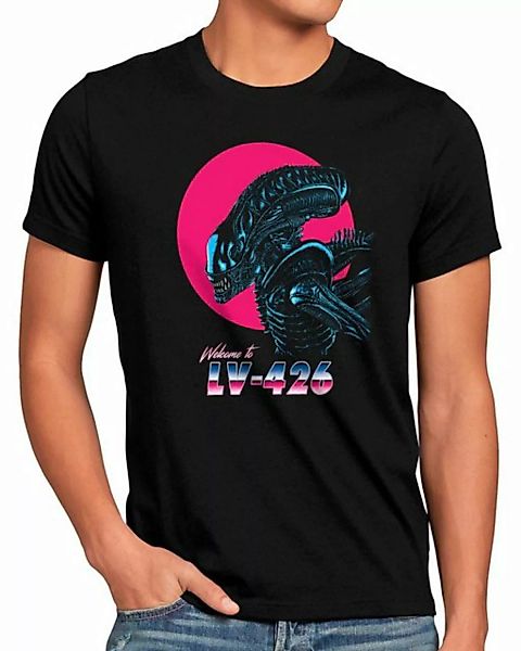 style3 Print-Shirt Herren T-Shirt Come to LV-426 xenomorph alien ridley sco günstig online kaufen