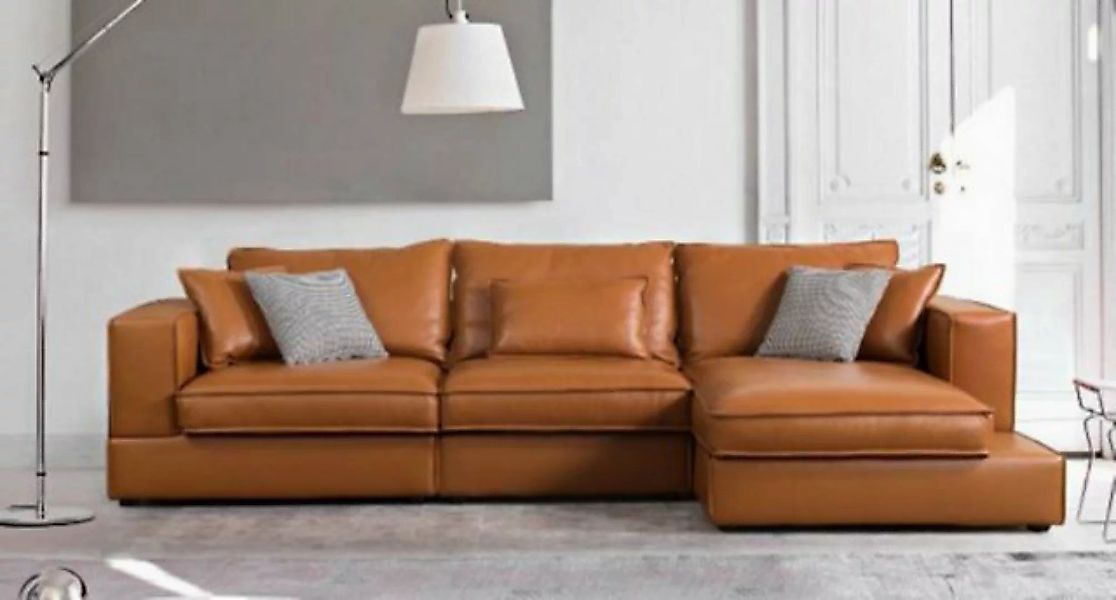 JVmoebel Ecksofa, Leder Eck Garnitur Sofa Couch Wohn Zimmer Sitz Landschaft günstig online kaufen