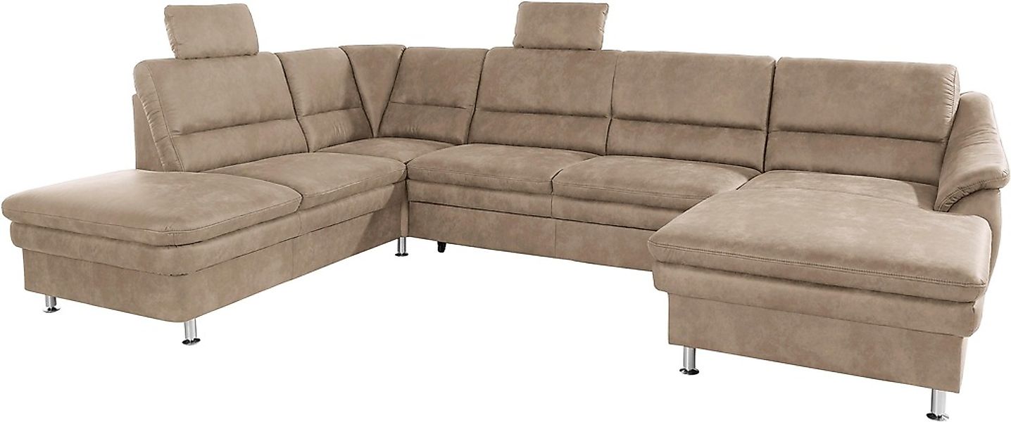 sit&more Wohnlandschaft »Cardoso U-Form« mit Federkern und Kopfstützen, mit günstig online kaufen