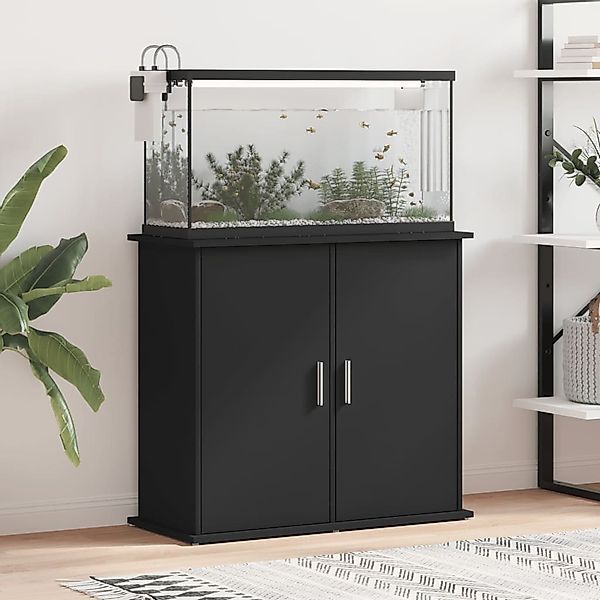 vidaXL Aquariumunterschrank Aquariumständer Schwarz 81x36x73 cm günstig online kaufen